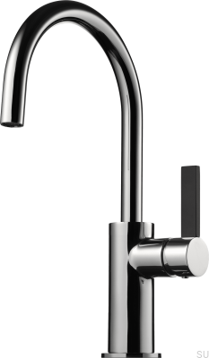 Grifo de cocina de latón ARM380 Cromo/Negro