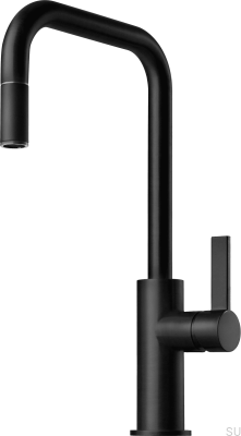 Grifo de cocina con caño extraíble ARM985 Latón Negro Mate