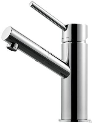 Grifo para lavabo BI071, latón cromado