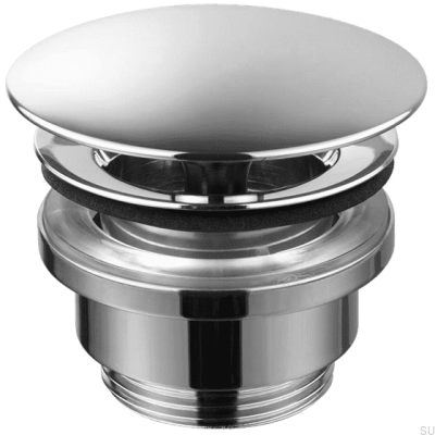  Tapón para lavabo universal 68400, latón cromado