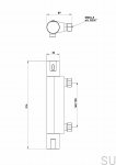 9424774--Bateria prysznicowa ARM168-150 Mosiężna Miodowe Złoto-Tapwell-Skandynawskie-Uchwyty_2