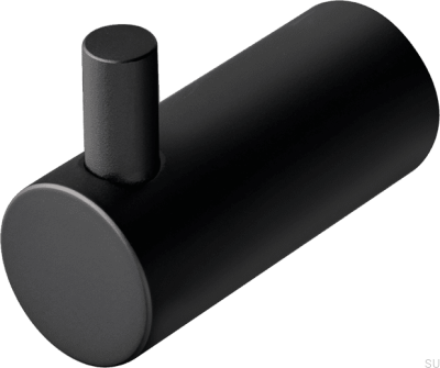 Percha de pared TA242 Latón Negro Mate (2 piezas)