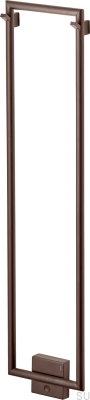 Radiador de baño TW800-200 Acero Marrón Cepillado