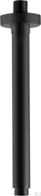 Brazo de ducha de techo FL271-200 Latón Negro Mate