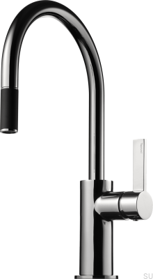 Grifo de cocina con caño extraíble ARM375, latón cromado