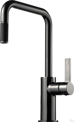 Grifo de cocina con caño extraíble ARM577 Latón Negro Cromo