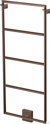 Radiador de baño TW800-400 Acero Marrón Cepillado