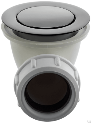 Tapón Pop-up para Bañera 22200 Latón Negro Cromo