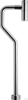 Sifón para lavabo con tubo en S XA200, Latón cromado