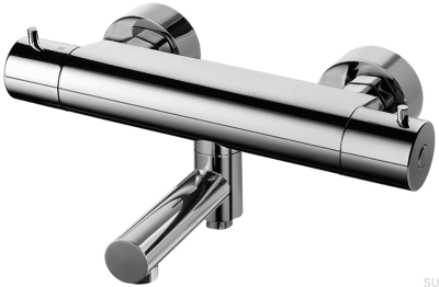 Grifo termostático para baño y ducha EVM022-150 Latón cromado