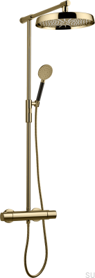 ARM300-150 Juego de ducha de latón dorado miel