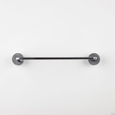 Tirador para mueble rectangular Luciola 128, latón cromado