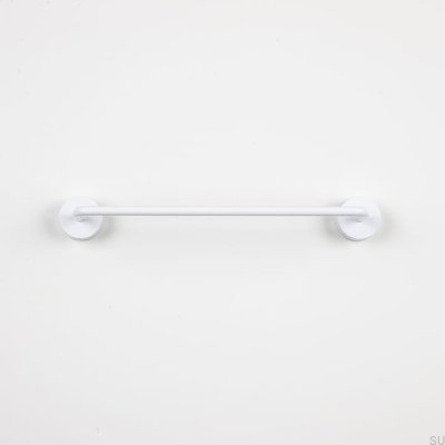 Tirador para mueble rectangular Luciola 128 Aluminio Blanco