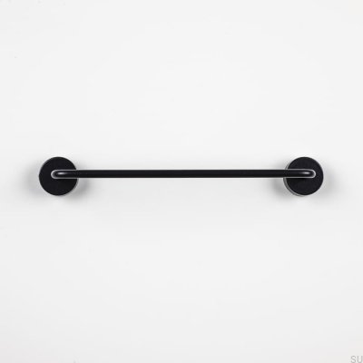 Tirador para mueble rectangular Luciola 128 Aluminio Negro