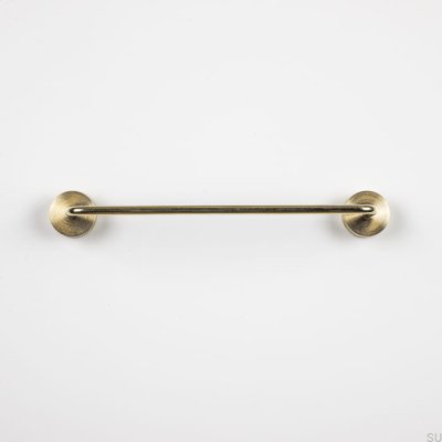 Tirador para mueble alargado Luciola 128 Latón Sin pintar
