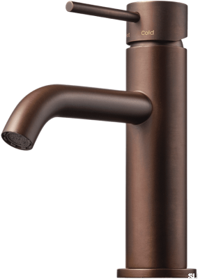 Grifo para lavabo EVM072, latón marrón