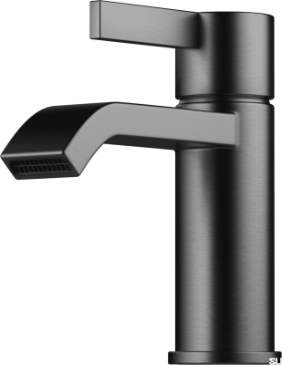 Grifo para lavabo ARM071M Latón Negro Cromo Cepillado