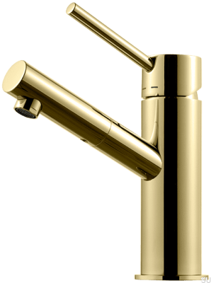 BI071 grifo para lavabo, latón dorado miel