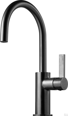 Grifo de cocina ARM380 Latón Negro Cromo Cepillado