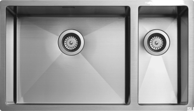 Fregadero de cocina de acero Diskho 7040