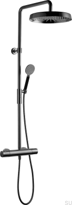 ARM7200-150 Juego de ducha cromado negro latón