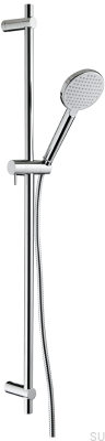 Barra de ducha Dso con soporte de pared regulable ZSAL400 Latón cromado