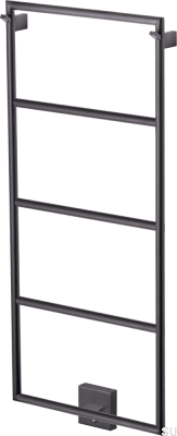 Radiador de baño TW800-400 Acero Negro Mate