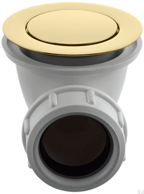 Tapón bañera emergente 22200 Miel Oro Latón