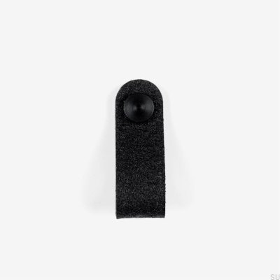 Pomo para mueble Pina negro con Pinatex negro