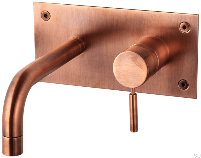 Grifo para lavabo 170 BOX006 Cobre cepillado, sin pintar