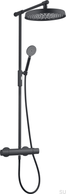 Conjunto de ducha ARM300-150 Latón Negro Mate