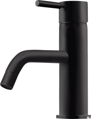 Grifo para lavabo EVM071, Latón negro mate