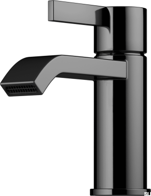 ARM071M grifo para lavabo, latón cromado negro