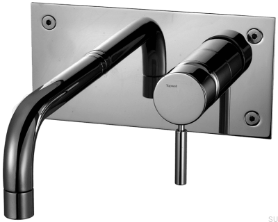 Grifo para lavabo 170 BOX006 Latón Negro Cromo