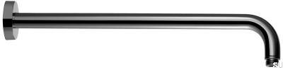 Brazo de ducha de techo ZSOF034 Latón Negro Cromo