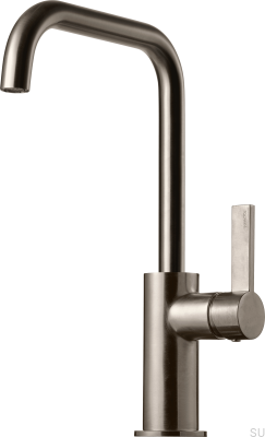 Grifo de cocina ARM580, latón niquelado cepillado