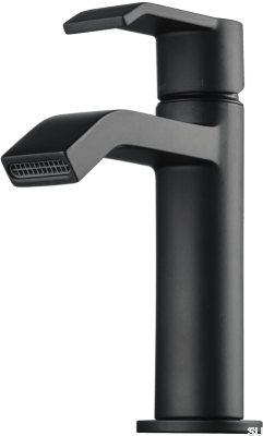 VIC071 Grifo para lavabo de latón negro mate