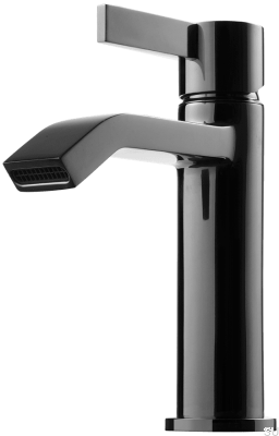 Grifo para lavabo ARM071 Latón Negro Cromo