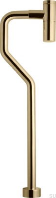 Sifón para lavabo con tubo tipo S XA200 Latón Pulido, Sin Pintar