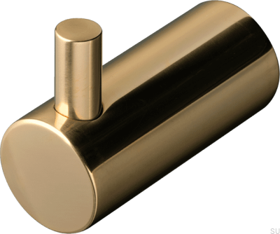 Percha de pared TA242 Latón Pulido Sin Pintar (2 piezas)