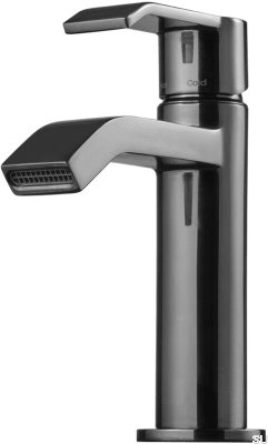 VIC071 grifo para lavabo, latón, cromo negro
