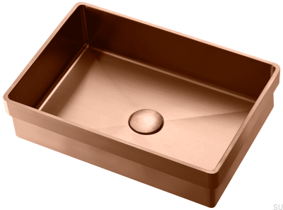 Lavabo de empotrar TA4328 Acero Cobre PVD