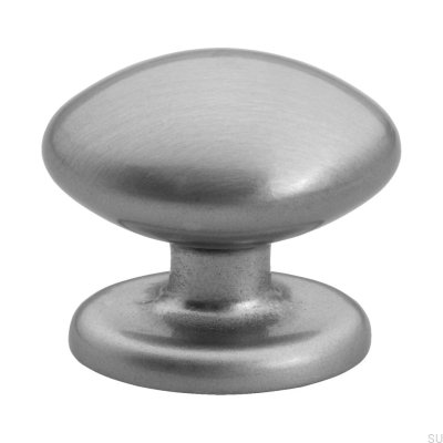 Pomo para mueble 2538 Metal Plateado (Aspecto Inox)