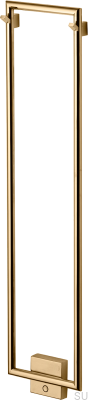 Radiador de baño TW800-200 Acero Latón Pulido PVD