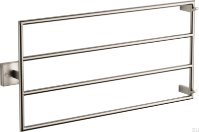 Radiador de baño TW400-800 Acero al níquel cepillado