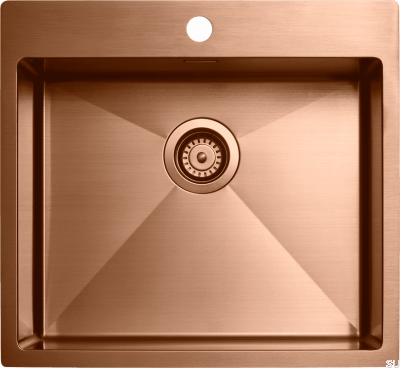 Fregadero Diskho 5540 Acero Cobre PVD