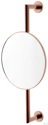 Espejo de baño TA816, cobre cepillado, sin pintar