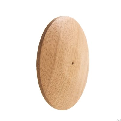 Cojín pomo Roseta redonda 130 Madera Roble - Incoloro Aceite Duro 