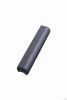 Tirador para mueble rectangular Glove 160 Madera Roble Negro