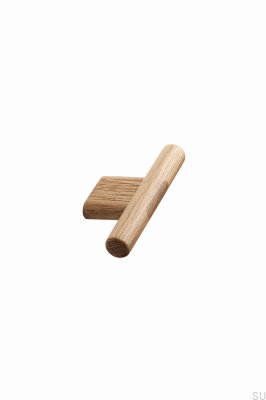 Perilla para muebles de madera de roble con unión en T de 16 piezas